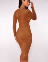 Rochie Midi cu Crapatura LC60673M